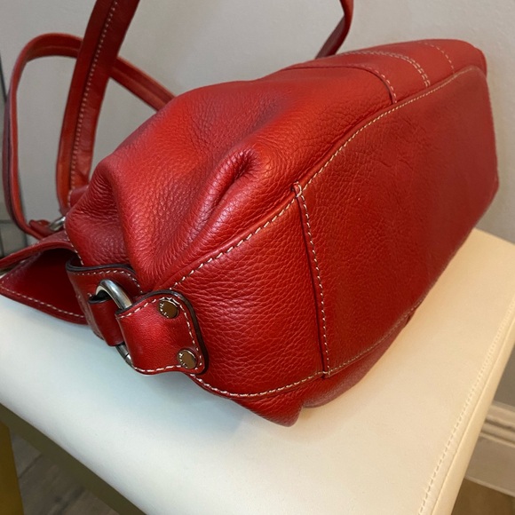EUC Tignanello Red Leather bag - Picture 9 of 15
